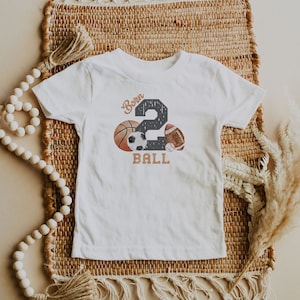 BORN TWO BALL Tshirt Grafik, Second Birthday Party Siebdruck Grafik Png Datei, Multi Sport Grafik, Digital, a121