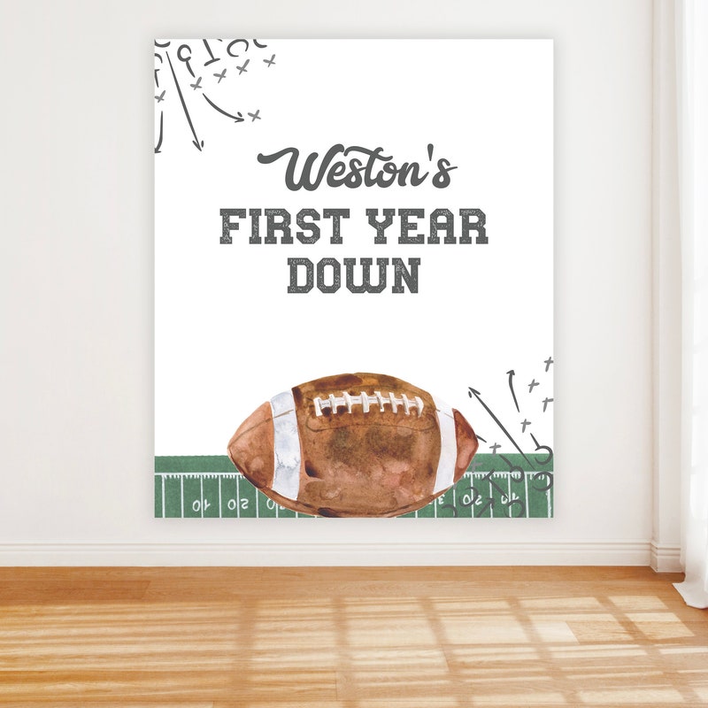 First Year Down Cutout Etsy
