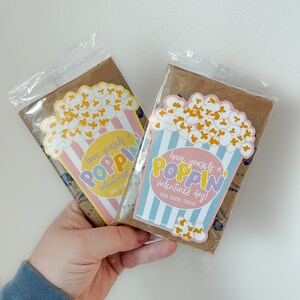 Popcorn Valentine Printable - High Peaks Studios