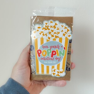 Popcorn Valentine Printable - High Peaks Studios