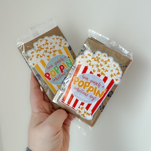 Popcorn Valentine Printable - High Peaks Studios