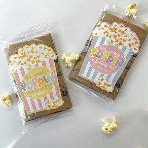 Popcorn Valentine Printable - High Peaks Studios