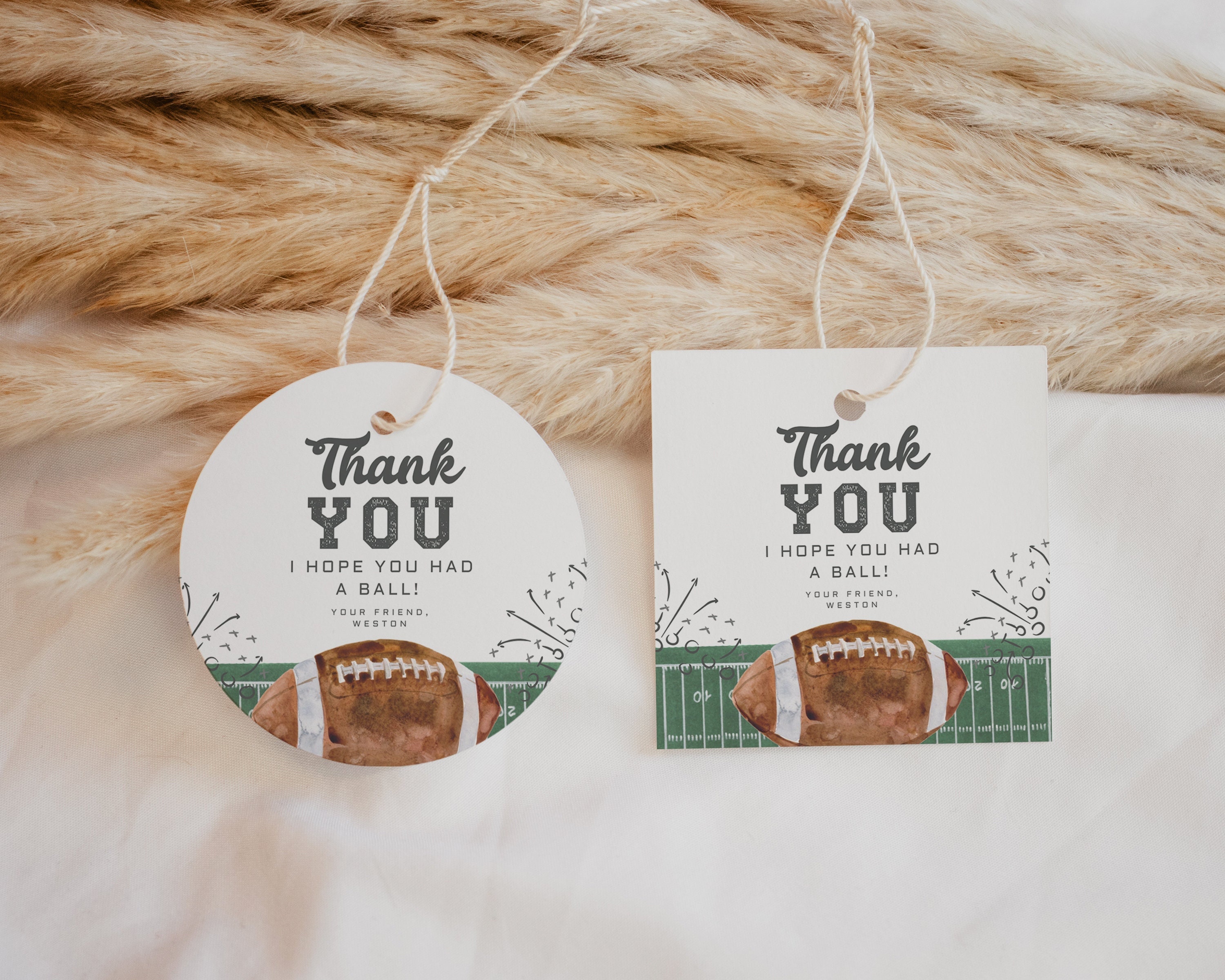 Circle Football Birthday Favor Tag, It's Game Time,Game On Boy Birthday Digital Printable,Round Favor Sticker,Football Party Decorations,a98