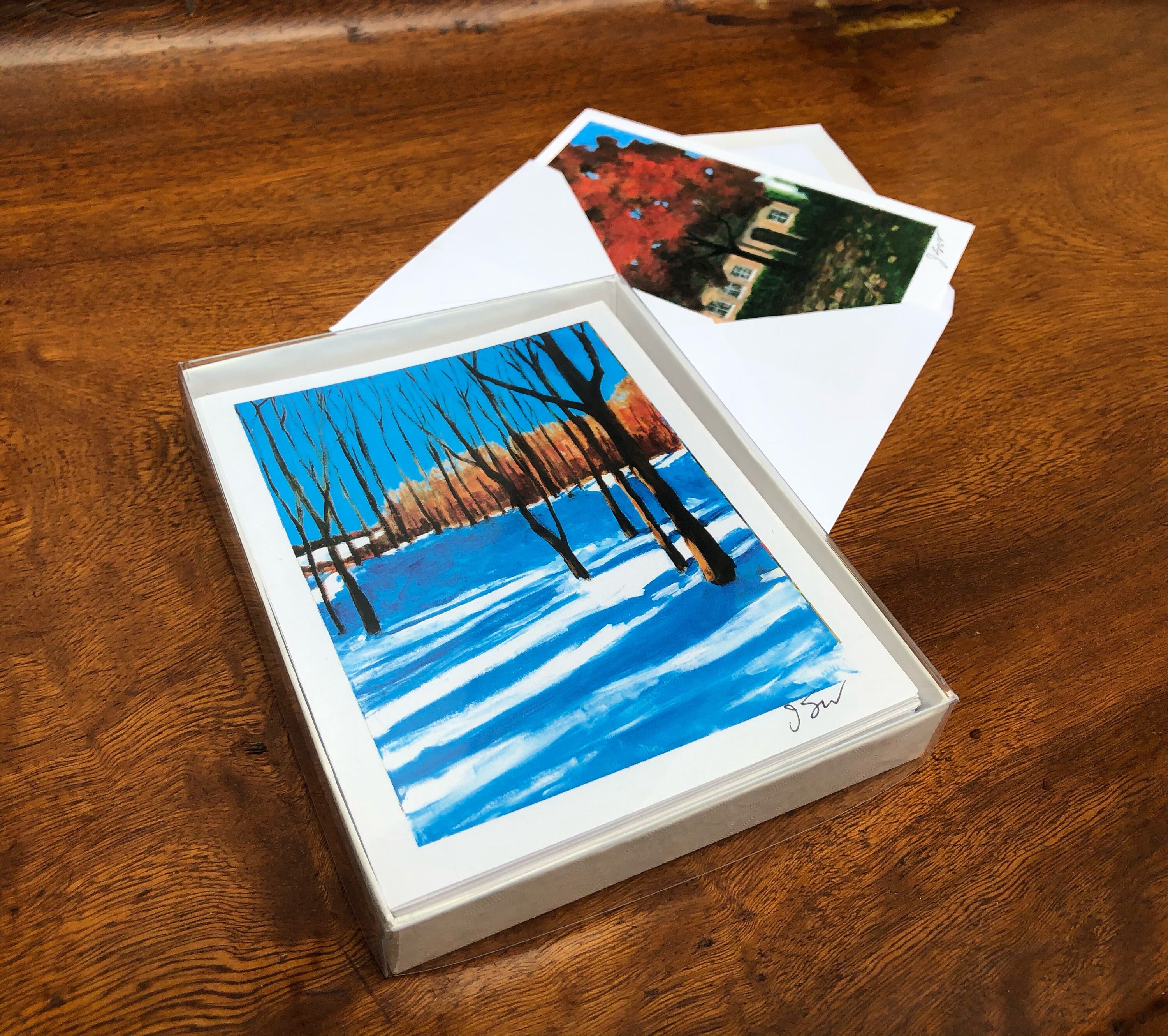 Cards from Original Paintings Boxed Set of 8 Cards & Envelopes Etsy.de