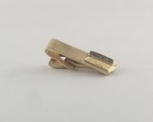 Vintage Figural Technology Tie Clip Machine Tie Bar Signed Hallmarked Robbins Co Attleboro Metal Art Vtg MCM Mid Century