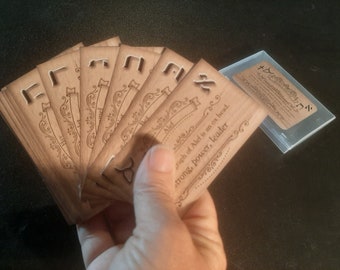 Hebrew Alef Bet Flash Cards