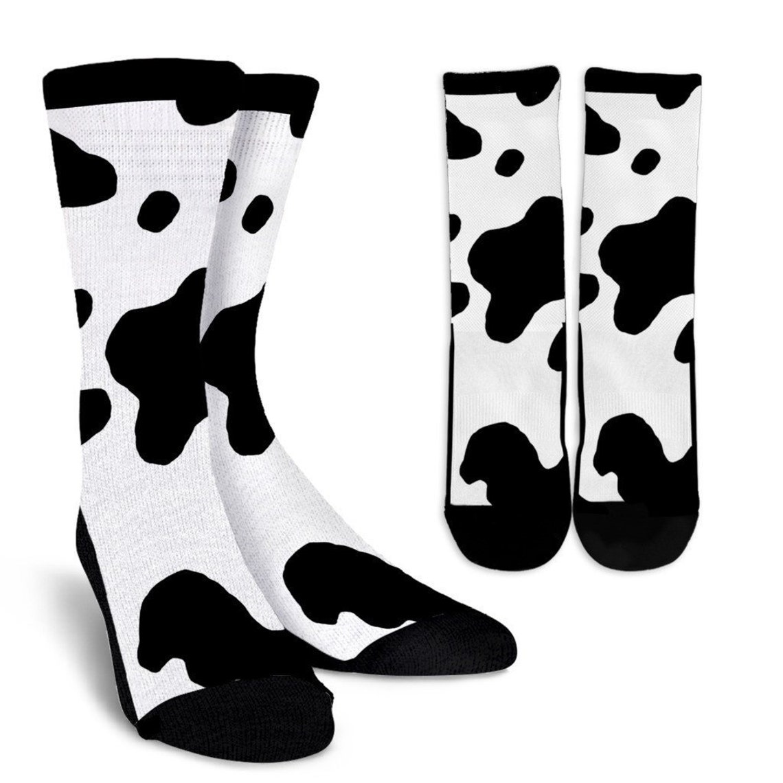 Cow Pattern Socks Cow Socks Moo Socks - Etsy
