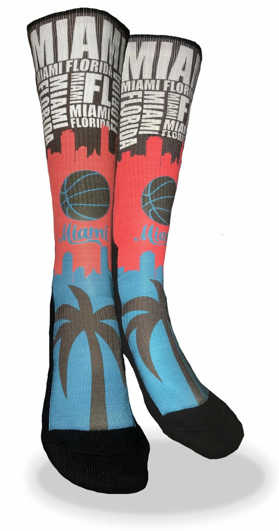 neon basketball socks