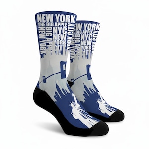 New York Socks New York Skyline Socks Pro Baseball Team-sokken