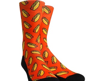 Hot Dogs And Mustard Socks Hot Dog Socks