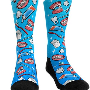 Zahnarzt Socken Zähne Socken Zahnpasta Socken