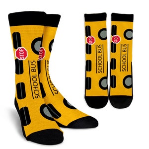 School Bus Socks School Socks