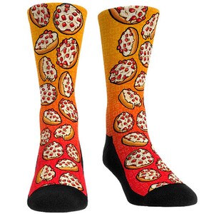 Pizza Bagel Biss Socken Lustige Socken Food Socken Snack Socken