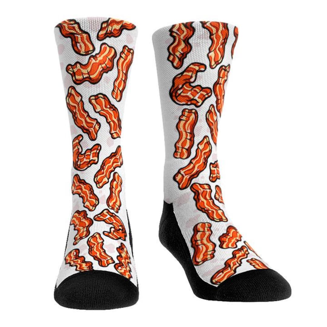 Saucisson Socks Bacon Socks Bacon Socks Breakfast Socks Food Socks - Etsy