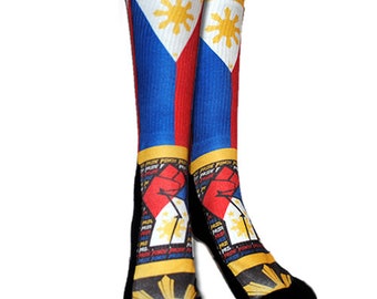 Filipino Socks Philippines Flag Socks Cool Novelty Socks