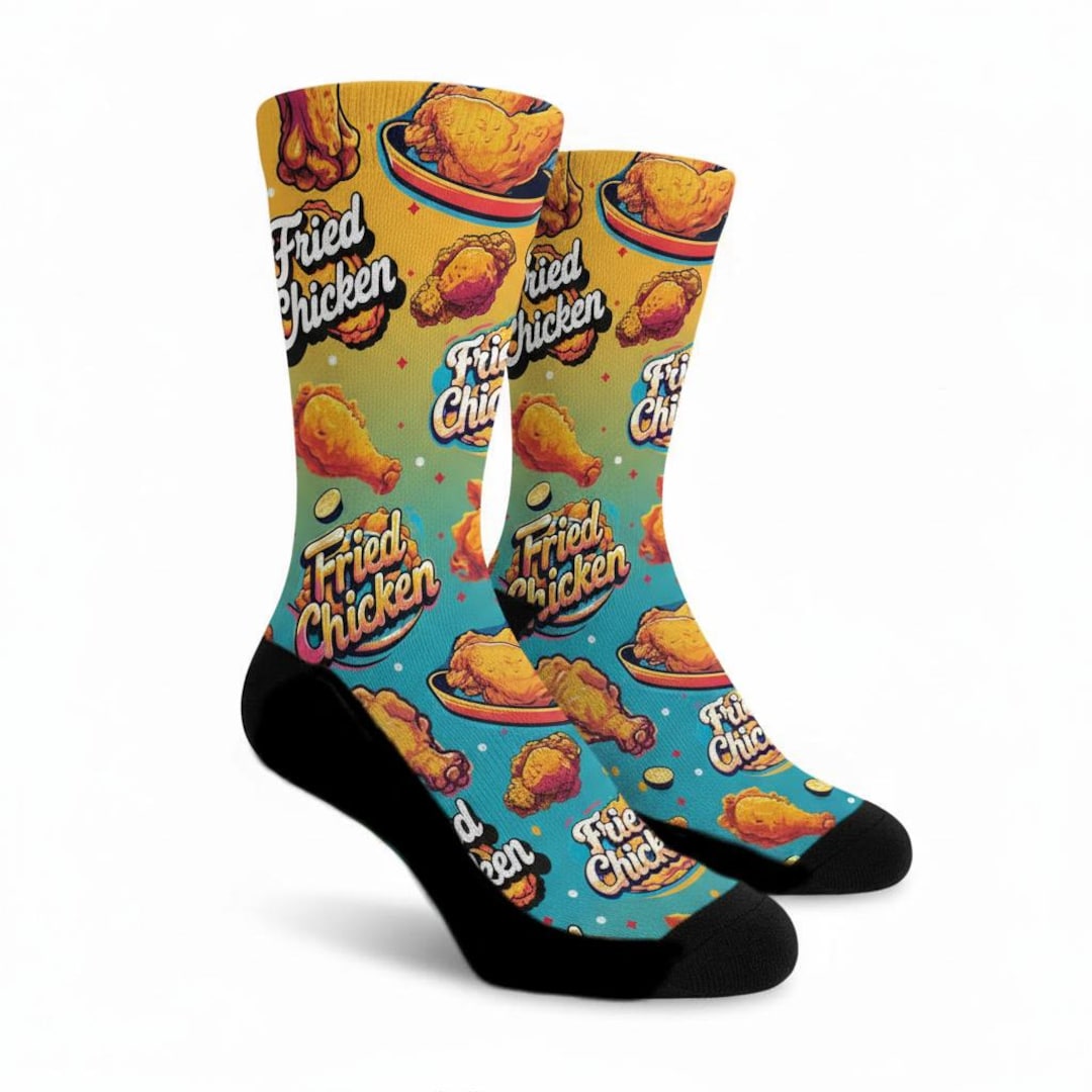 Socks Winghouse Fried Chicken Socks Funny Socks Food Socks Snack Socks - Etsy