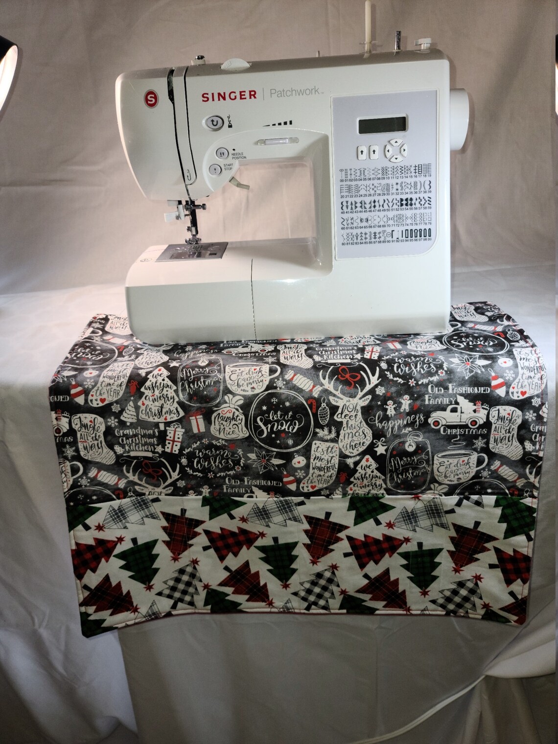Sewing machine organizer mat with pockets Etsy