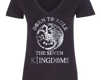 Jon Snow Born To Rule The Seven Kingdoms Game Of Thrones Etsy