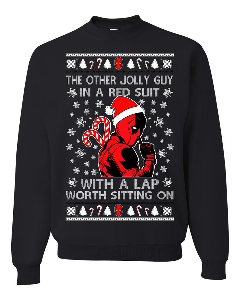 deadpool christmas sweatshirt