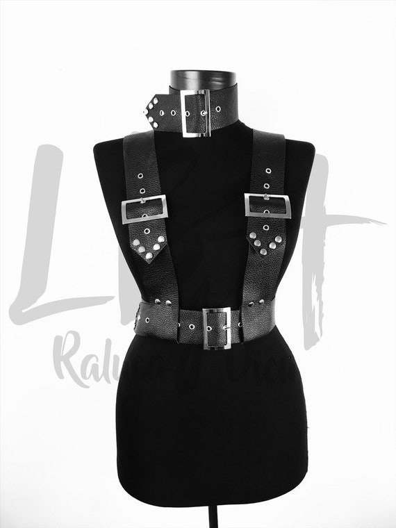 Fetish lingerie Bralette,Mature sexy BDSM bra,Dominatrix fetish top,Black Cupless harness,Leather fetish Bdsm her,Cupless Top,Mature