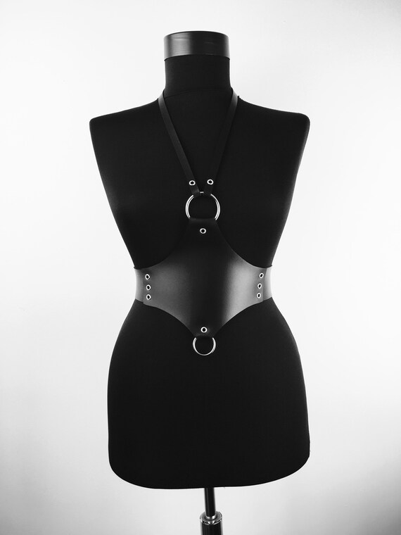 Leather Neck Strap Waist Harness