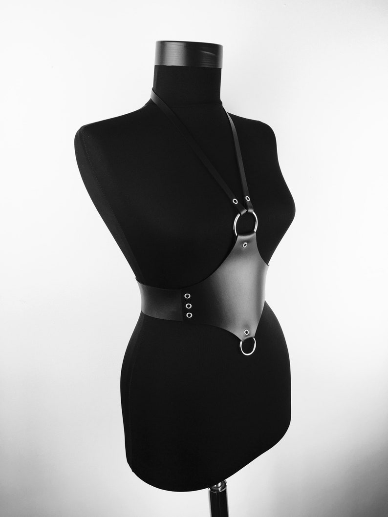 Oversized leather waist belt harnessO ring waist harness belt Etsy