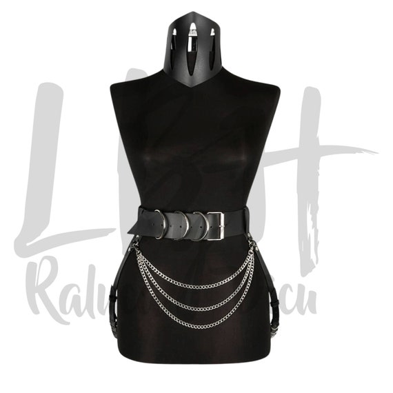 Multi-Way Leather Harness: Style Your Look