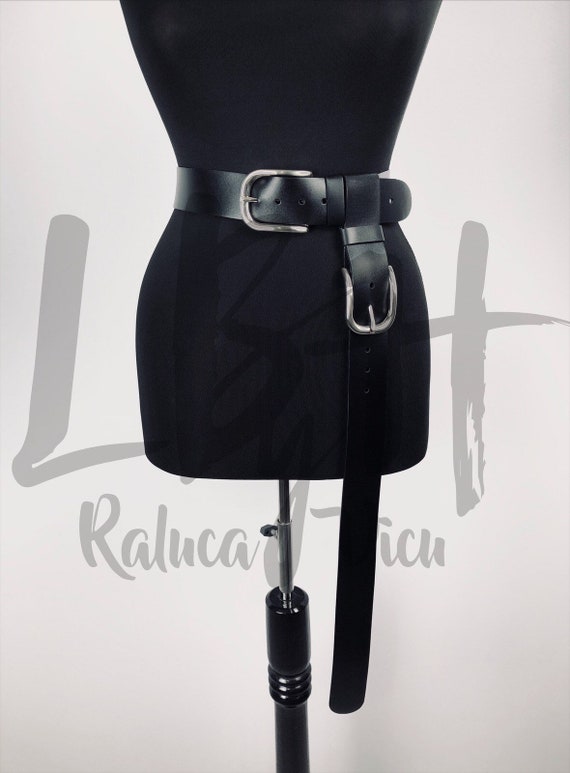 Stylish Black Waist Belt