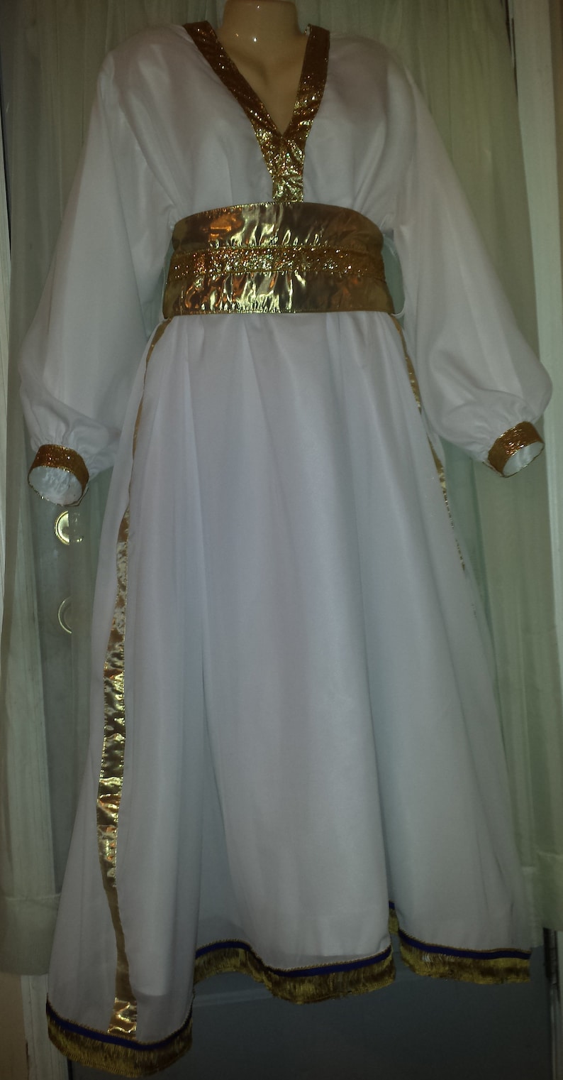 Custom Made Israelite Hebrew Caftan Dress With Fringesee Etsy