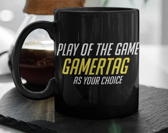 Overwatch Mug Play Of The Game Personalized For You! Great Custom Gift For A Gamer Who Wants To Show Off, Potg, Nerd Gift,