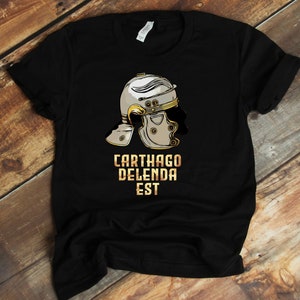 Cartago Delenda Est Camisa, Cartago debe ser destruida camiseta, Cita de la antigua Roma, Amante de la historia, Regalo del profesor de historia, Regalo para el profesor