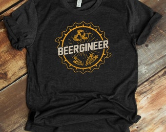 Beergineer T-Shirt - Craft Beer - Brewer - Homebrewing - Brewmaster