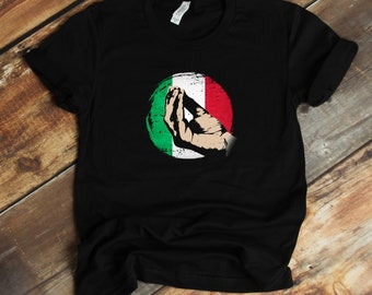 Pinched Finger T-Shirt - Humor Italy Flag Funny Italian Hand Gesture