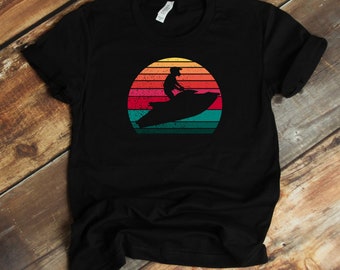 Jet Ski T-Shirt - Water Sports Shirt - Retro - Summer Sports -  Jet Skiing