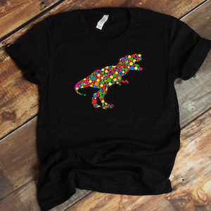 T-Rex T-Shirt - Polka Dots - Tyrannosaurus Rex - Dinosaur - Dot Day