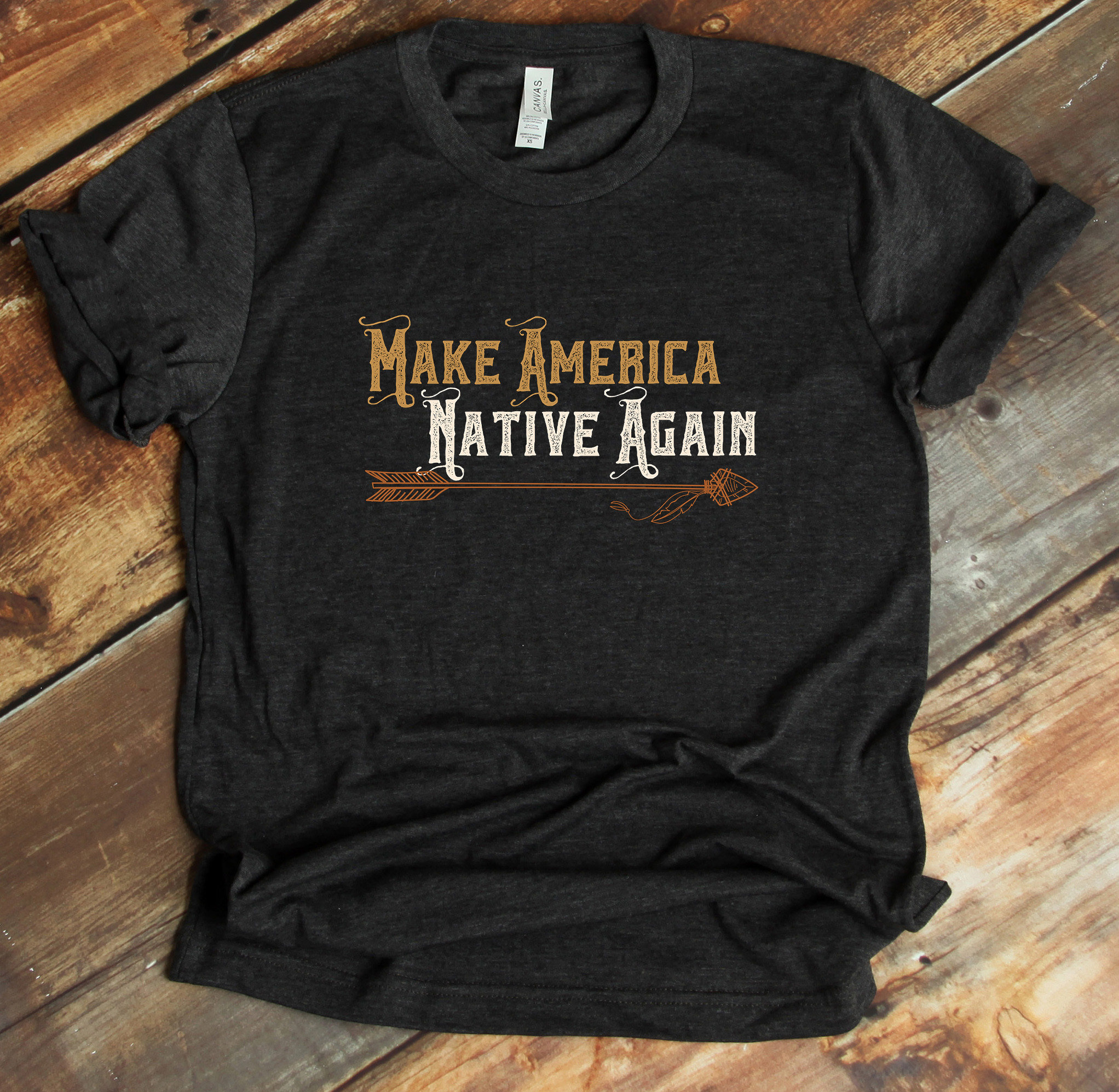 T-shirt 'Make America Great Again' Version Amérindiens - Neuf Avec étiquettes, Taille XL