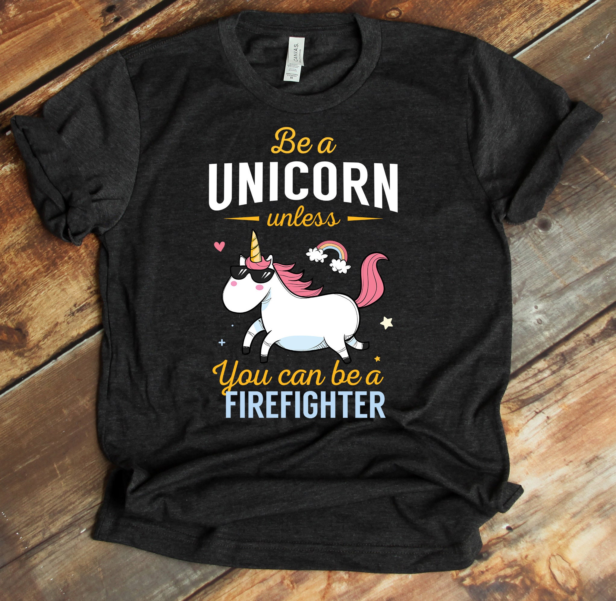 Firefighter Dabbing Unicorn T-Shirt Funny Firecorn Dab Firefighter Dabbing Unicorn T-Shirt Funny Firecorn Dab