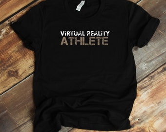 Camiseta de jugador de realidad virtual - Amante de los videojuegos Atleta de realidad virtual Divertido jugador de realidad virtual