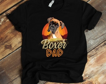 Boxer Dad Shirt, Dog Dad Shirt, Gift For Dog Lover, Dog Tshirt, Cute Dog Shirt, Dog Papa Tee, Dog Dad Gift, Hoodie, Tank-top