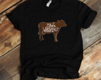 Camiseta Cow Whisperer - Regalo para los amantes de las vacas - Regalos para los amantes de las vacas - Camiseta amante de las vacas - Camisetas de vacas - Camiseta de vacas - Sudadera amante de las vacas