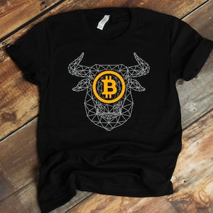 Bitcoin Bull T-Shirt, Bitcoin Shirt, Blockchain Tee, Cryptocurrency Sweatshirt, Tank-top, Hoodie, Crypto Tee, Ethereum, BTC