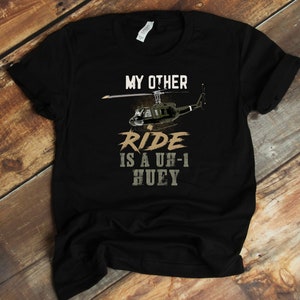 Vietnam Veteran Shirt, Helicopter Pilot, UH-1 HUEY, Vietnam Service Medal, Army Veteran, Marines Veteran, Vet T-Shirt, Veteran Day