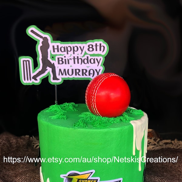Cricket Cake Topper Etsy Australia