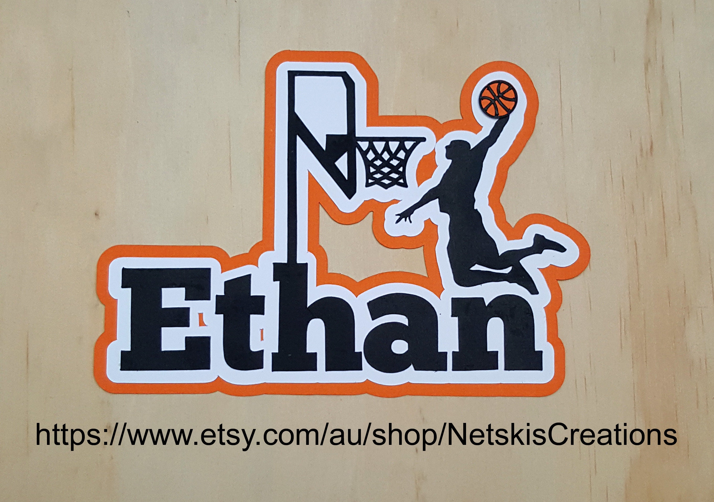 Custom Basketball Cake Topper Etsy Australia