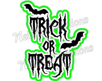 Trick or Treat Sign - Digital file only