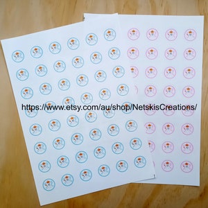 Custom Tooth Fairy Stickers