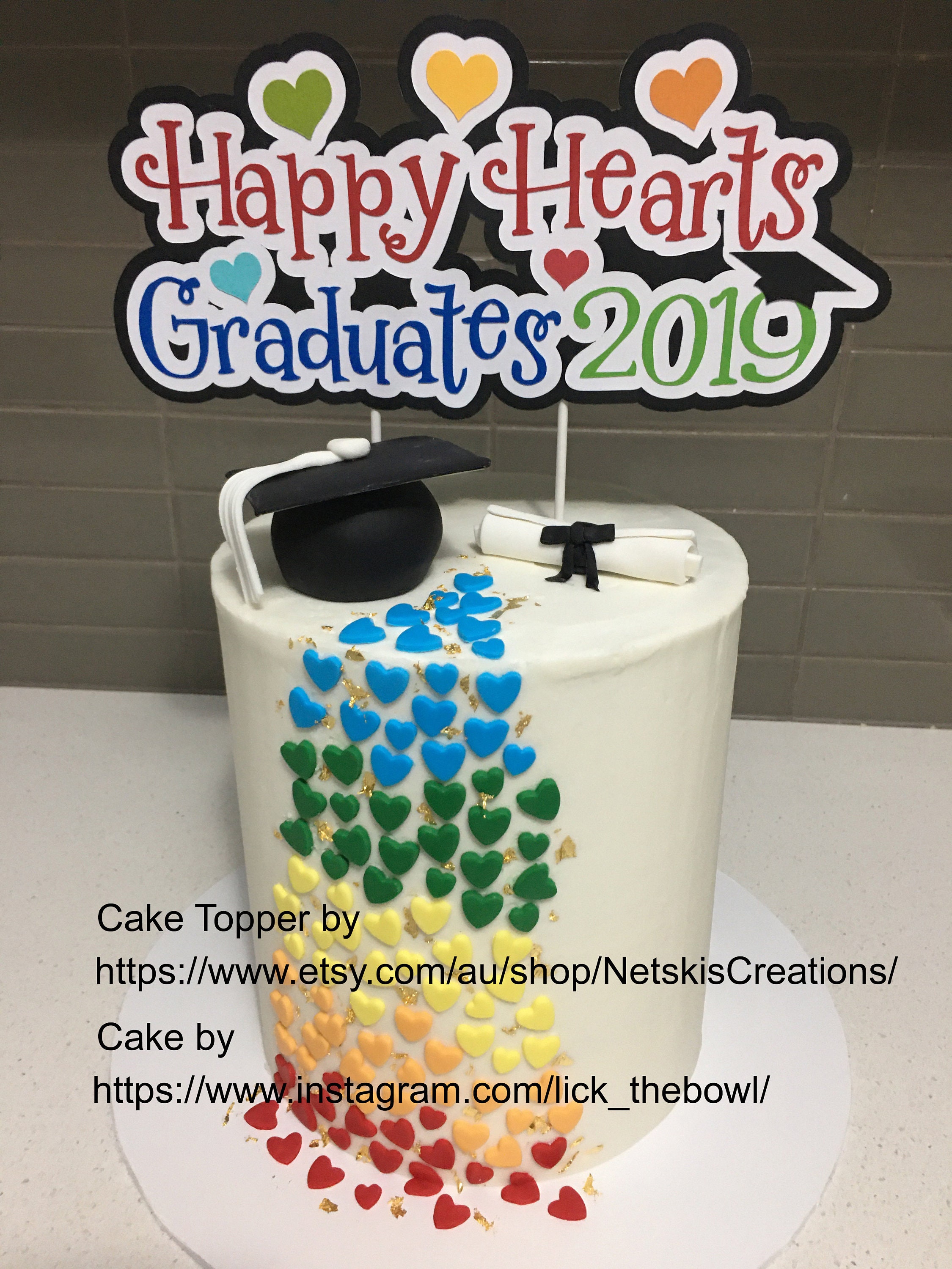 Custom Graduation Cake Topper | Etsy