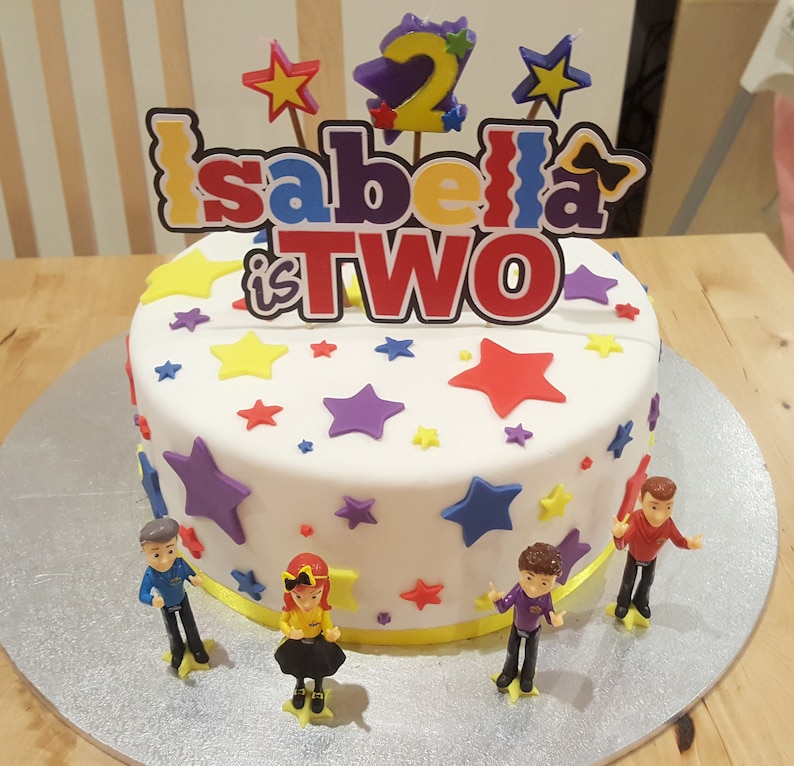 Custom Cake Topper Wiggles Inspired Etsy Australia