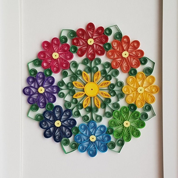 Quilled Rainbow Etsy