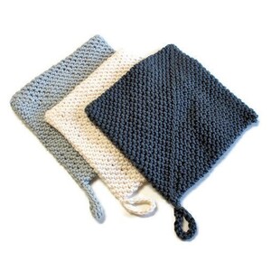 Conjunto de almohadillas calientes de ganchillo, agarraderas para regalos de boda, nueva decoración del hogar, ideas de regalos de despedida de soltera, regalos para ella, artículos del día de la madre, conjunto de tres
